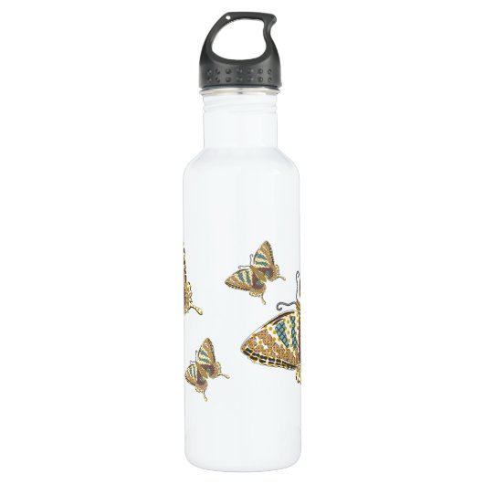 Aztec Swallowtail Water Fles (Voorkant)