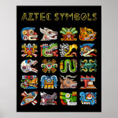 Aztec-symbolen Poster (Voorkant)