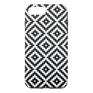 Aztec Symbool Blok Ptn zwart-wit I Case-Mate iPhone Case