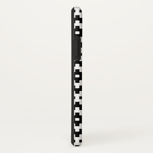 Aztec Symbool Blok Ptn zwart-wit I Case-Mate iPhone Case (Achterkant / rechts)