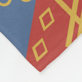 AZTEC TEXTILE FABRIKPATROON FLEECE DEKEN (Hoek)