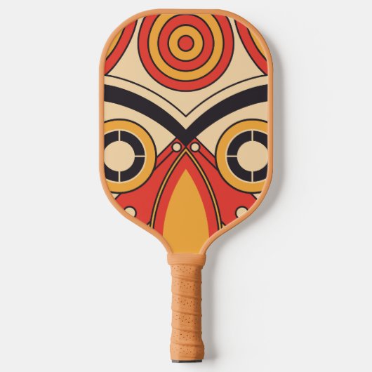 Aztec Tribal Art Pickleball Paddle (Voorkant)