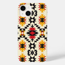 Aztec Tribal Design Case-Mate iPhone 14 Hoesje