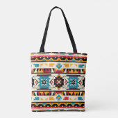 Aztec Tribal Design Tote Bag (Achterkant)