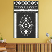 AZTEC TRIBAL - Gewatteerd canvas Afdruk (Insitu (Woonkamer))