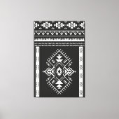 AZTEC TRIBAL - Gewatteerd canvas Afdruk (Voorkant)
