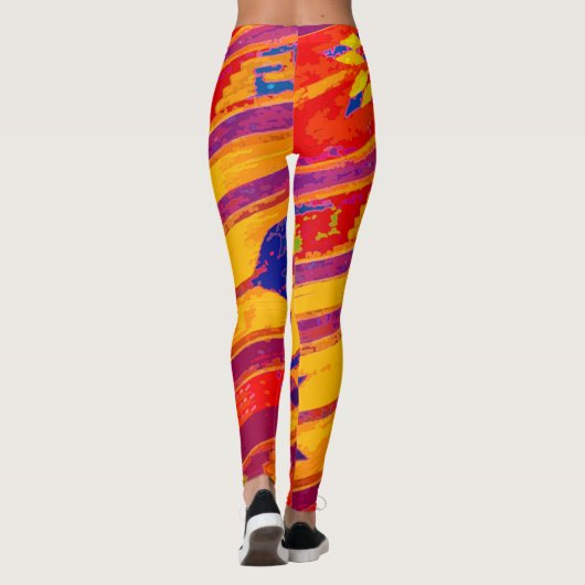 Aztec Tribal Leggings (Achterkant)