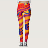 Aztec Tribal Leggings (Voorkant)