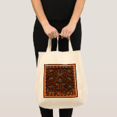 Aztec Tribal Magic Spirit Birds Tote Bag (Voorkant (product))