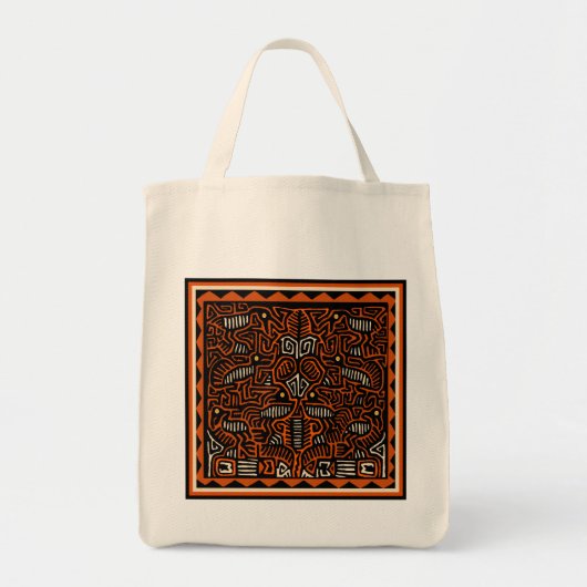 Aztec Tribal Magic Spirit Birds Tote Bag (Voorkant)