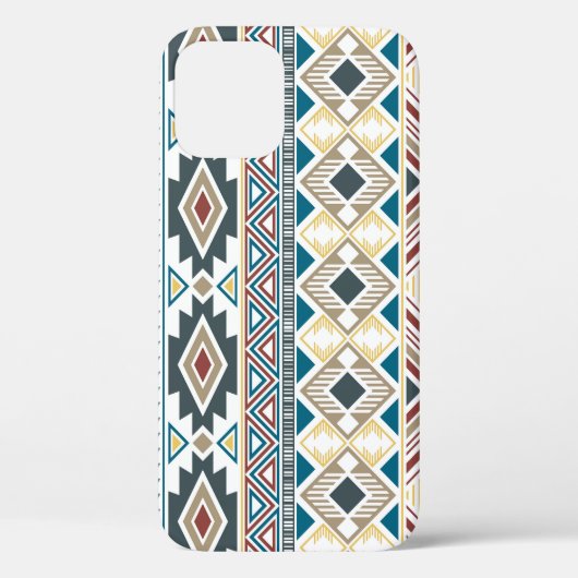 Aztec Tribal Motifs: Geometrisch naadloos ontwerp Case-Mate iPhone Case (Achterkant)