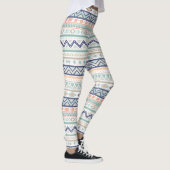 Aztec Tribal Native-American Pattern Leggings (Rechts)