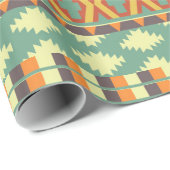 Aztec Tribal-patroonverpak Cadeaupapier (Rol Hoek)