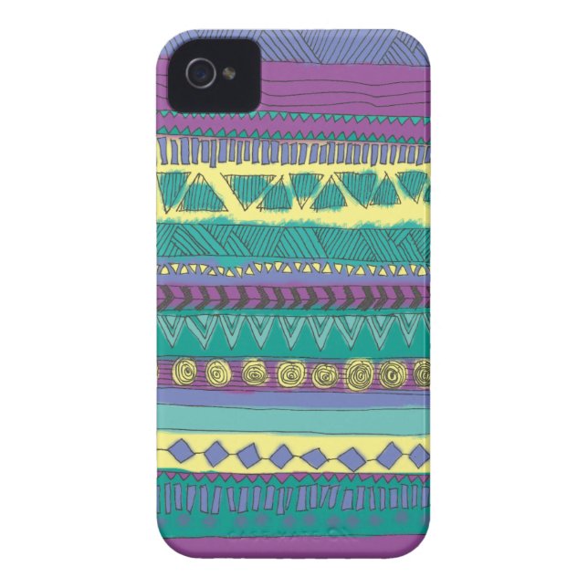Aztec Tribal Pattern Case-Mate iPhone Case (Achterkant)