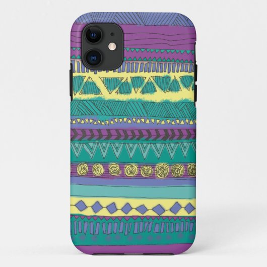 Aztec Tribal Pattern Case-Mate iPhone Case (Achterkant)
