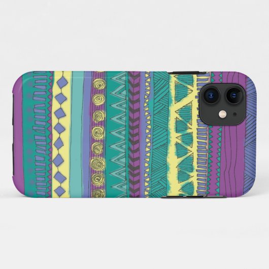 Aztec Tribal Pattern Case-Mate iPhone Case (Achterkant (horizontaal))