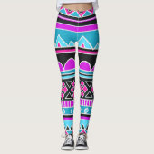 Aztec Tribal Pattern Leggings (Voorkant)