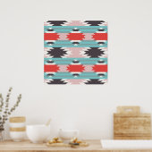Aztec Tribal Pattern Native American Prints (Keuken)