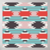 Aztec Tribal Pattern Native American Prints (Voorkant)