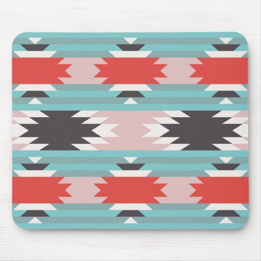 Aztec Tribal Pattern Native American Prints Muismat (Voorkant)