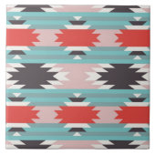 Aztec Tribal Pattern Native American Prints Tegeltje (Voorkant)