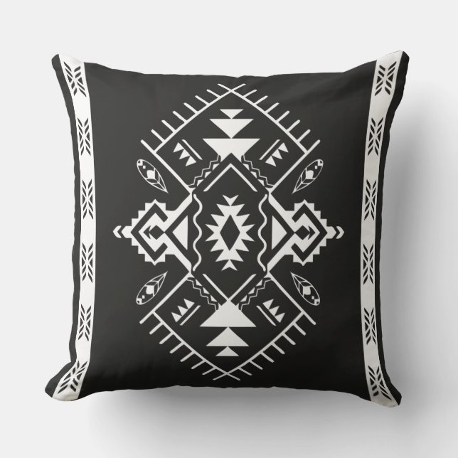 AZTEC TRIBAL - Pillow Kussen (Voorkant)