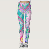 Aztec Tribal Print Leggings (Voorkant)