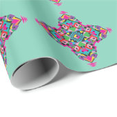 Aztec Tribal Southwest Patroonontwerp Cadeaupapier (Rol Hoek)