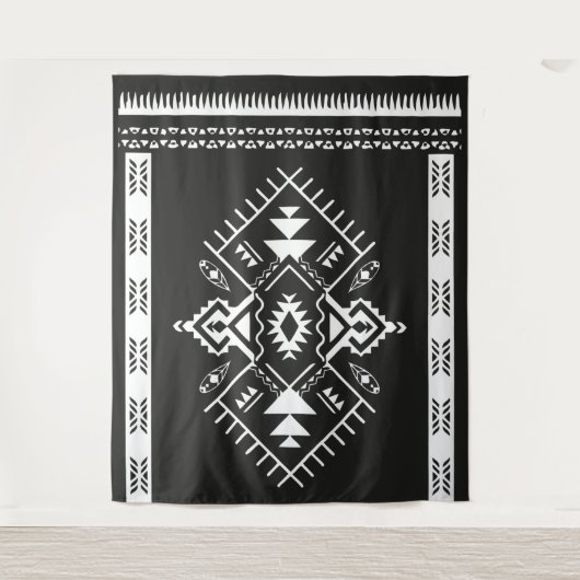 AZTEC TRIBAL - Tapijt Wandkleed (Voorkant)