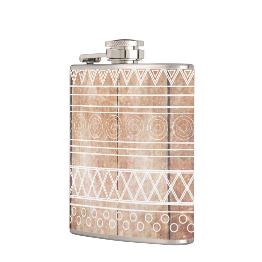  Aztec Tribal Wood Heupfles (Links)