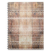 Aztec Tribal Wood Notitieboek (Voorkant)