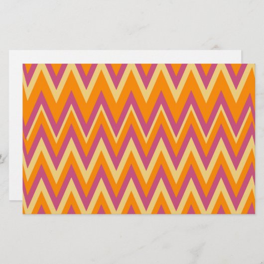 Aztec Tribal ZigZag Briefpapier (Voorkant / Achterkant)