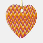 Aztec Tribal ZigZag Keramisch Ornament (Rechts)
