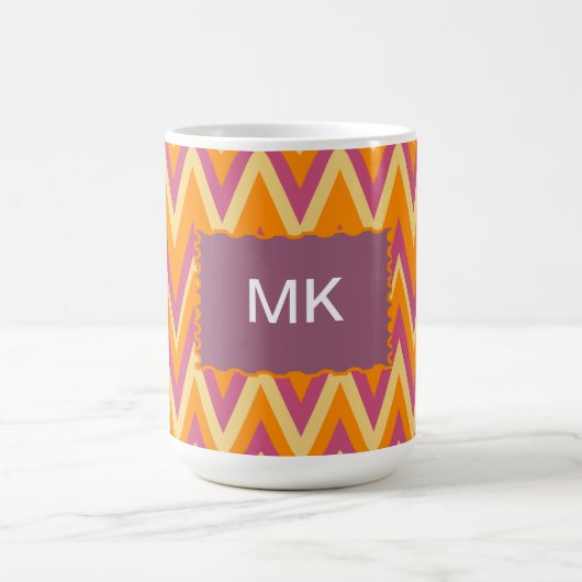 Aztec Tribal ZigZag Koffiemok (Center)