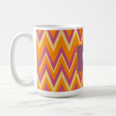 Aztec Tribal ZigZag Koffiemok (Links)