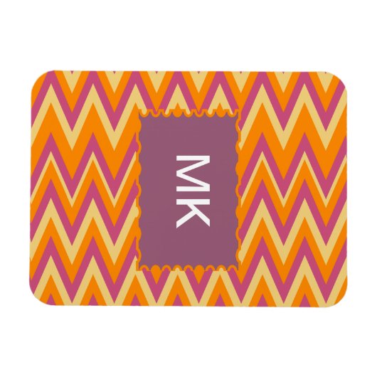 Aztec Tribal ZigZag Magneet (Horizontaal)