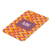 Aztec Tribal ZigZag Magneet (Linkerzijde)