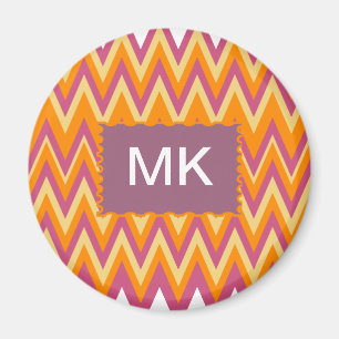 Aztec Tribal ZigZag Magneet