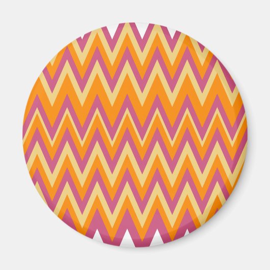 Aztec Tribal ZigZag Magneet (Voorkant)