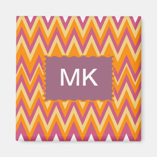 Aztec Tribal ZigZag Magneet