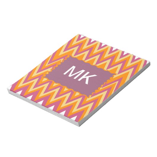 Aztec Tribal ZigZag Notitieblok (Linkerzijde)