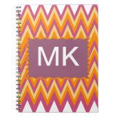 Aztec Tribal ZigZag Notitieboek (Voorkant)