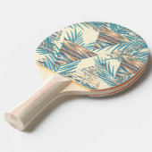 Aztec Tropical Pattern Ping Pong Paddle Tafeltennisbatje (Voorkant Gekanteld)