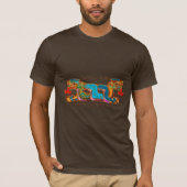AZTEC ~ Twin Serpents T-shirt (Voorkant)