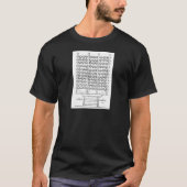 Aztec Tzompantli schedelrek Codex Duran T-shirt (Voorkant)