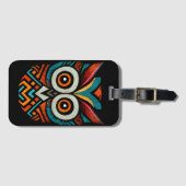 Aztec Uil Bagagelabel (Voorkant (horizontaal))