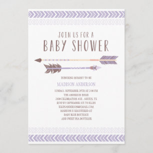 Aztec   Uitnodiging tot Baby shower