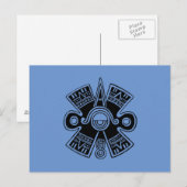 Aztec Universe Briefkaart (Voorkant / Achterkant)