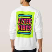 Aztec Vibes – Bold Neon Graphic T-shirt (Achterkant)