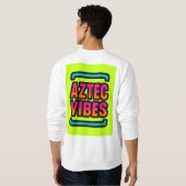Aztec Vibes – Bold Neon Graphic T-shirt (Achterkant volledig)